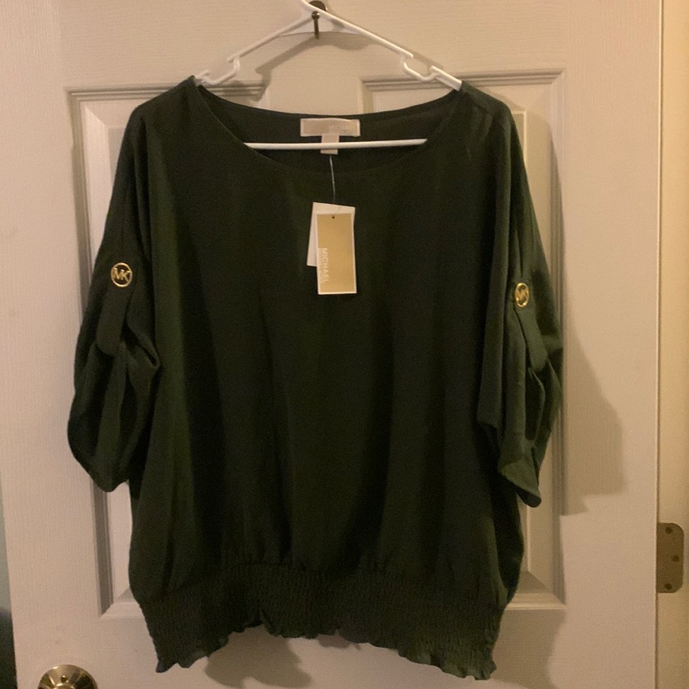 Olive green Michael Kors top